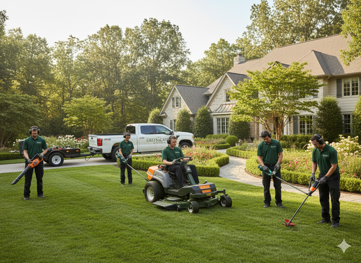 Complete landscape maintenance